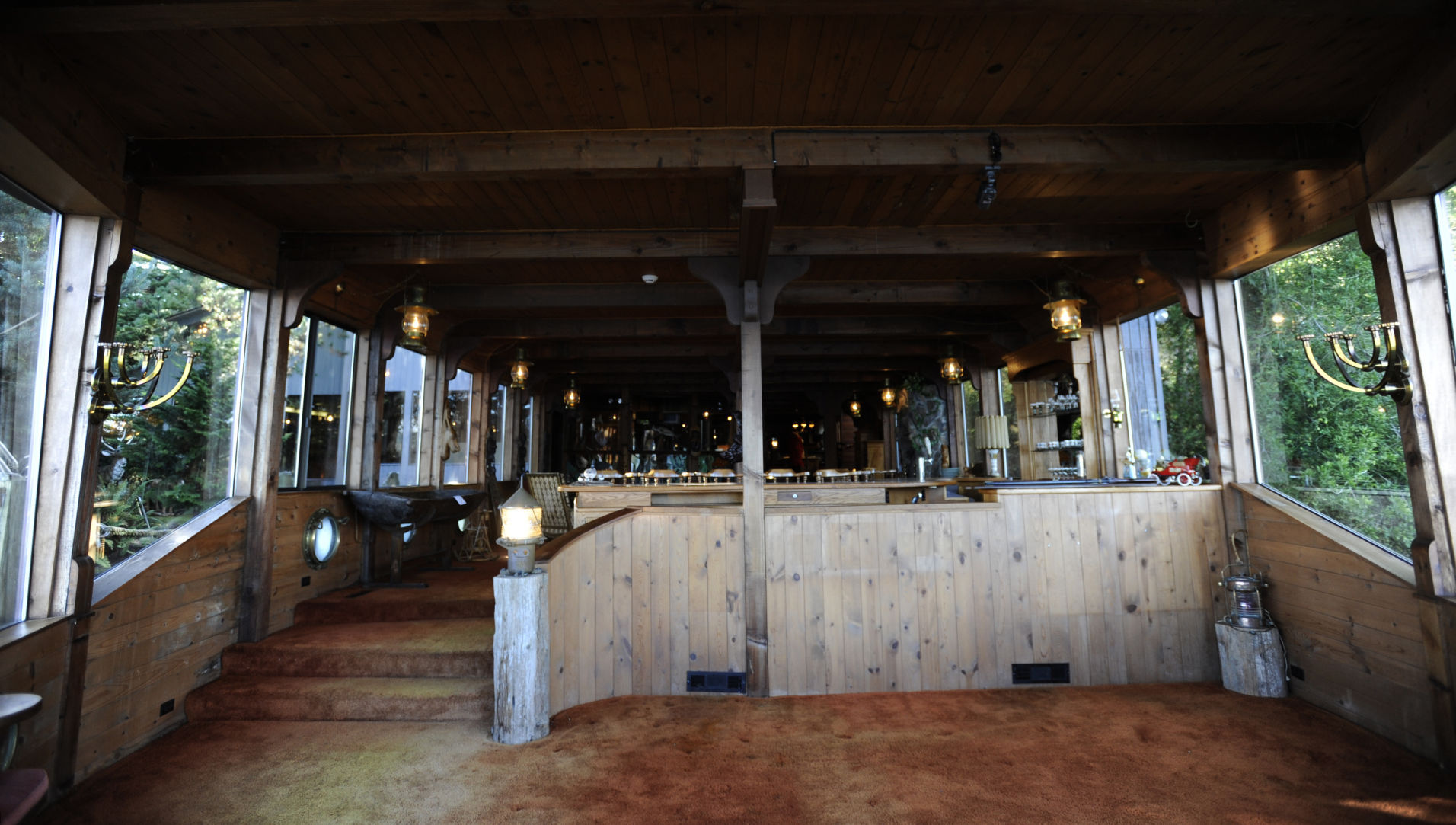 Inside "The Boat House"